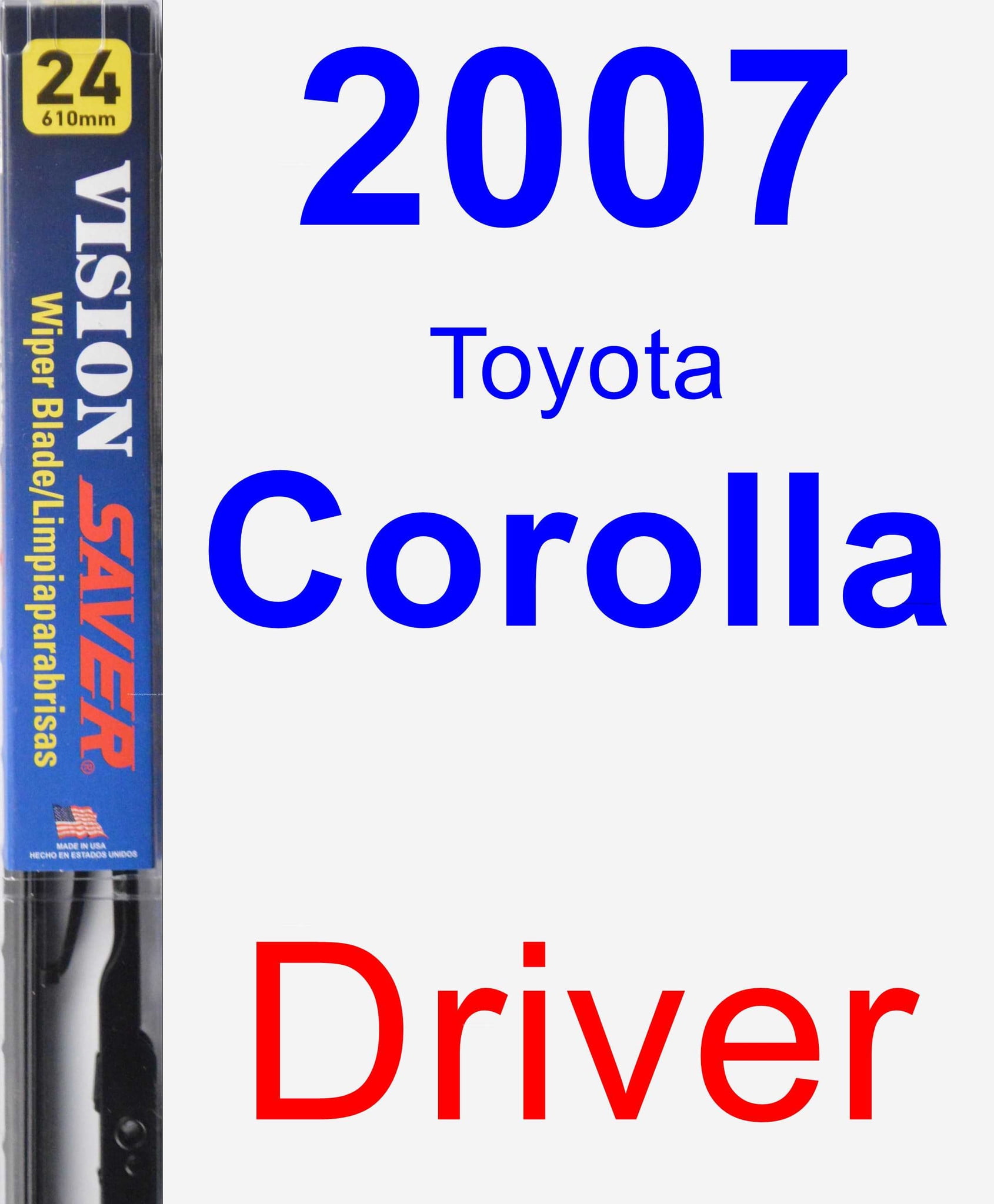 26‘’+14‘’ Car Front Window Windscreen Wiper Blades For Toyota Corolla 2007-2017