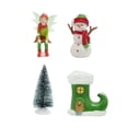 thumbnail image 4 of 4 figuras navideñas para césped, adornos de , muñeco de nieve, botas de , resina, decoraciones navideñas para exteriores para jardín, 4 of 8