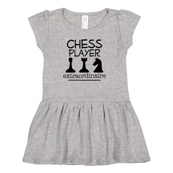 Inktastic Chess Player Game Girls Baby Dress