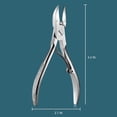 thumbnail image 6 of Pattern Handle Cuticle Nipper Professional Stainless Steel Cuticle Cutter Manicure Pedicure Tool for Fingernails & Toenails, 6 of 6