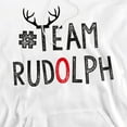thumbnail image 2 of Christmas Team Rudolph Unisex Adult Pull-Over Hoodie, 2 of 5