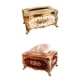 thumbnail image 1 of Dispensador de pañuelos acrílicos con cubierta para caja de pañuelos de estilo europeo de 2 piezas para restaurante Rojo y blanco, 1 of 9