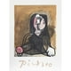 Pablo Picasso 2365 Femme Assise dans un Fateuil- Lithographie sur Papier 29 Po x 22 Po - Marron- Noir- Rose – image 1 sur 1