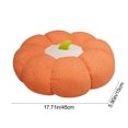 thumbnail image 3 of CREATITOY Pumpkin-Shaped Floor Cushion with Backrest - Non-Slip Lazy Seat Pad for Living Room TatamiBay Window Indoor Lounge, 3 of 6