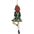 thumbnail image 4 of Dancing Irish Girl Christmas Ornament – Hand-Painted Holiday Tree Décor, 4 of 5