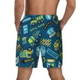 thumbnail image 4 of Gaeub Dump Truck Mens Swim Trunks Stretch Beach Shorts Quick Dry for Men Swim Shorts Swimwear with Pockets- XX-Large, 4 of 9
