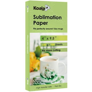 Koala Sublimation Paper 13x19 inches Easy to DIY T-shirts,Tumblers,Mugs  Only Compatible with Inkjet Sublimation Printer Sublimation Ink 100 sheet  123g
