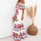 thumbnail image 5 of Bandeau sin tirantes elasticidad para mujer verano estampado tubo Tops Casual Sexy fuera del hombro vestido de vacaciones vestido de playa Pompotops ghjkhdj12185, 5 of 7