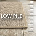 thumbnail image 4 of Koeckritz Rugs Casual Boucle Straw Weave Premium Indoor/Outdoor Round Area Rug, 6' Round, 4 of 8
