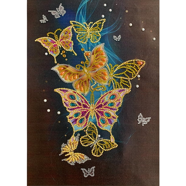 Cuadros Decorativos 5D diamante Flor Mariposa punto de cruz cuadrado especial diamante bordado Likrtyny trabajo hecho a mano pintura Diamante de imitación arte