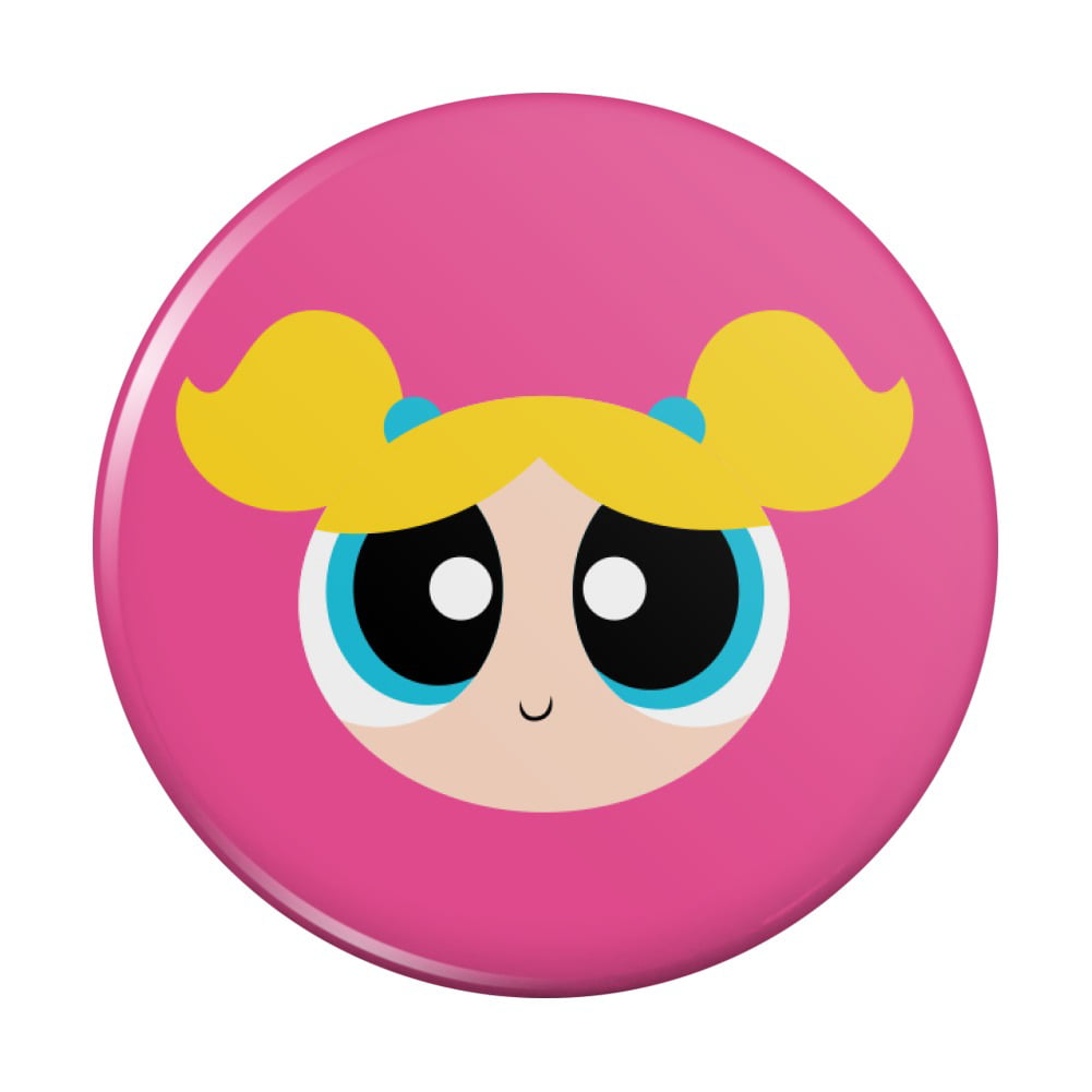 Powerpuff Girls Bubbles Head Pinback Button Pin