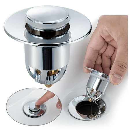 

Veeogra Big Sale Bathroom Accessories Tools Sink Stopper BrAntis-oxidation Kitchen Bounces Bullet Type