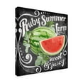 thumbnail image 2 of Trademark Fine Art 'Chalkboard Watermelon' Canvas Art by Art Licensing Studio, 2 of 3