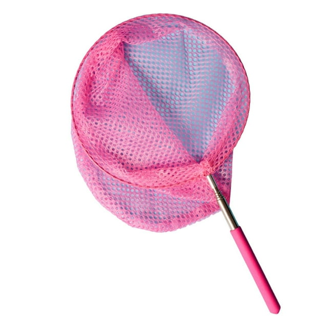 2 Pcs Filet de Nettoyage de Piscine Été Acier Inoxydable Enfants Rétractable Filet de Pêche Jouets de Plage Extérieur Sac Filet Parkbug Feuille de Triche 7 Couleurs au Choix