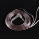 thumbnail image 3 of KZ OFC Upgrade Cable HiFi Earphone Replacement Cable 0.75mm Gold-Plated Connector Transparent Black Cable C Pin for KZ ZSN/ZSN PRO/ZS10 PRO/AS16/AS12, 3 of 4