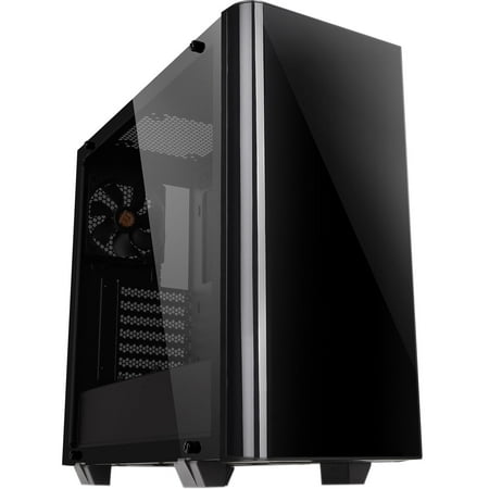 - Thermaltake View 21 Tempered Glass ATX Gaming Desktop Computer Chassis - CA-1I3-00M1WN-00