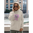 thumbnail image 2 of Hypnotic Toon Style Tv Hoodie Women -Image by Shutterstock, Female 3X-Large, 2 of 4