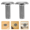 thumbnail image 1 of Phenofice 100Pcs Truss Head Screws Silver Threaded Screw Bolt For Secure Fastening Cabinet Drawer, 1 of 8