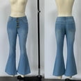 thumbnail image 4 of 2026 Womens Plus Size Jeans With Pocket Casual Versatile Straight-Leg Wide-Leg Jeans Denim Pants, 4 of 8