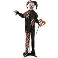thumbnail image 1 of Outsunny Clown Animé d'Halloween Taille Réelle, Décorations d'Halloween Effrayantes, 1 of 10