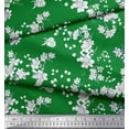 thumbnail image 2 of Soimoi Rayon Fabric Leaves & Floral Hand Drawn Print Fabric by Yard 42 Inch Wide, 2 of 3