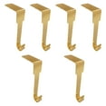 thumbnail image 5 of S SERENABLE 6Pcs Christmas Stockings Holder Hanger, Fireplace Stocking Hanger, Non Slip Metal Xmas Decoration Stocking Holders for Mantle Gold, 5 of 8