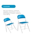 thumbnail image 3 of 6 sillas plegables de oficina acojinadas ilios innova  Azul claro, 3 of 5
