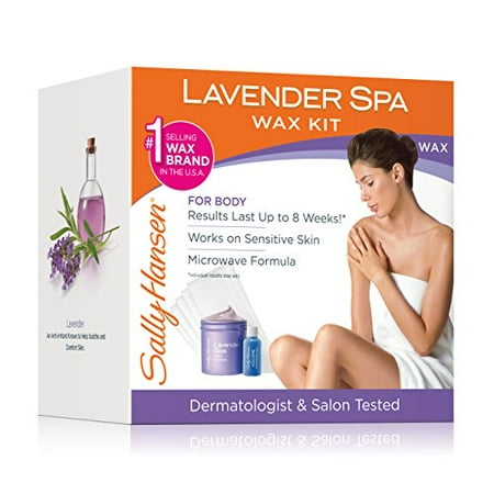 Bimini Spa - Sally Hansen Lavender Spa Wax Hair Removal Kit for Body Legs Arms and Bikini