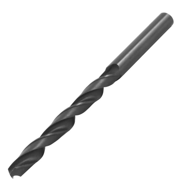 Broc* helicoidal de acero de alta velocidad con punta dividida de 7,9 mm de diámetro, vástago recto, negro