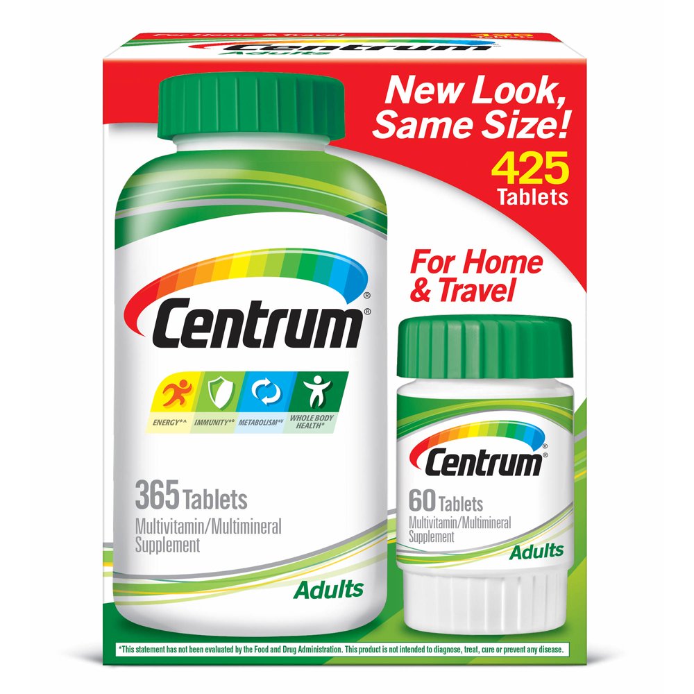 Product of Centrum Adult Multivitamin, 365+60 ct. [Bulk Savings