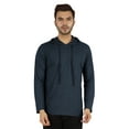 thumbnail image 1 of Inkmeso Solid Winter Hooded Sweatshirt For Mens Long Sleeve Drawstring Pullover Hoodie, 1 of 7