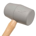 thumbnail image 3 of ESTWING Deadhead Rubber Mallet - 18 oz No-Mar Hammer with Bounce Resistant Head & Hickory Wood Handle - DH-18N, 3 of 6