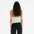 thumbnail image 6 of Women'S Casual Halter Neck Draped Front Open Back Tank Top Light Green L, 6 of 7