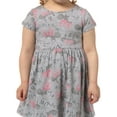 thumbnail image 4 of Disney Toddler Girls' Minnie Mouse Pink Bow Allover Print Design Dress, 4 of 8