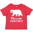 thumbnail image 3 of Inktastic Missoula, Montana White Bear Silhouette Boys or Girls Baby T-Shirt, 3 of 5