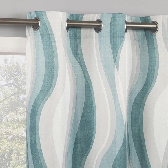 Mainstays Dezi Thermal Blackout Grommet Window Curtains Panel