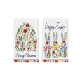 thumbnail image 2 of Homekingdee 2 Pcs Easter Kitchen Towels - Multicolor Polyester Absorbent Hand Towels and Dish Towels for Cooking, Baking, and Home Decor, 2 of 6