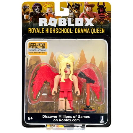 Roblox Celebrity Collection Royale Highschool Drama Queen Figure Pack Includes Exclusive Virtual Item Fandom Shop - roblox celebrity collection royale high school