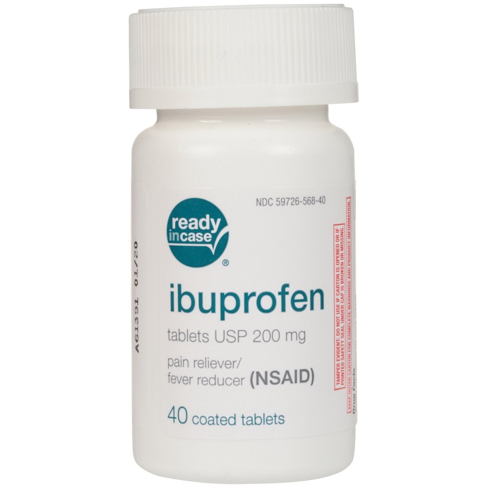 Ready in Case® Ibuprofen Pain Reliever/Fever Reducer (NSAID) USP 200mg