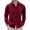 Wine, variant on IAJDKMEK Men's Long Sleeve Button Down Shirt - Loose Collared Casual Top, Relaxed Shirts for Men with Classic Button Front, Soft Mens Casual Shirts for Smart Events,Beige L