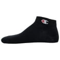 thumbnail image 3 of Champion Unisex Socks, 3 Pairs - Quarter Socks Basic Black/White/Grey Eu 39-42 (Uk 6-8), 3 of 7