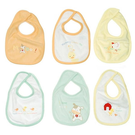 Child of Mine by Carters - Set of Six Bibs, Assorted Colors