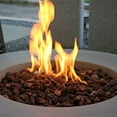thumbnail image 5 of Elementi Natural Gas Concrete Lunar Bowl Fire Pit w/ Auto Ignition, Grey, 5 of 12