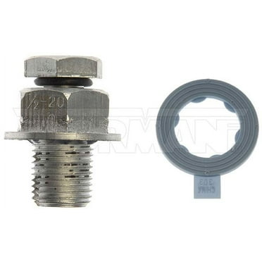 Dorman 090-035.1 Oil Drain Plug Piggyback 1/2-20 S.O. Head Size 3/4 In.