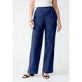 thumbnail image 2 of Roaman's Women's Plus Size Comfort Stretch Wide Leg Jean, 2 of 6