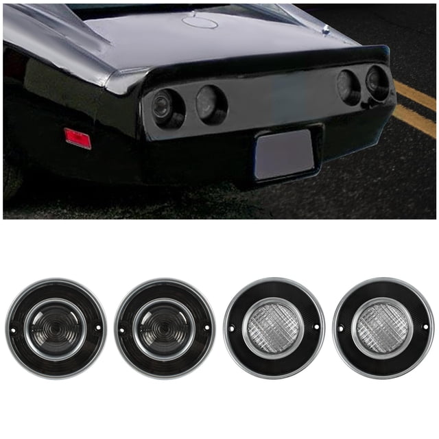 Juego de Luces Traseras y Luces de Reversa HECASA para Corvette C3 1975-79