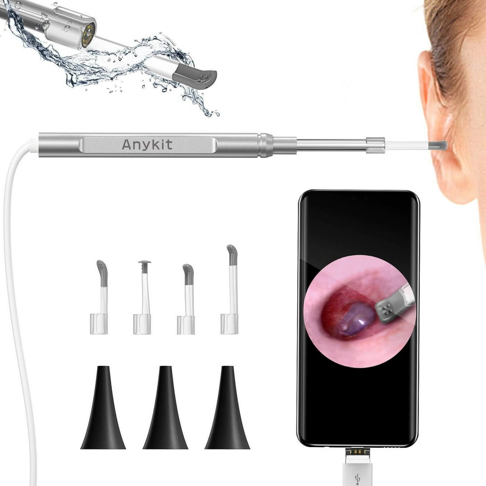 Anykit Ear Wax Removal Tool, HD Otoscope for Android and PCNOT for