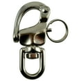 thumbnail image 1 of 1/2" x 2-3/4" 316 Stainless Steel Swivel Snap Hook Shackles (2 pcs.), 1 of 1