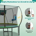 thumbnail image 3 of 12FT Trampoline for Kids with No-gap Design, SHINPT Outdoor Trampoline with Basketball Hoop, 12FT Kids Trampoline with 1200LBS Capacity, Big Trampoline Outdoor for Backyard, Large Trampoline Outdoor, 3 of 8