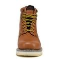 thumbnail image 6 of Euchirus Men's Classic 6" Leather Soft Toe Waterproof Work Boots Size Brown H84984 Size 10.5, 6 of 8